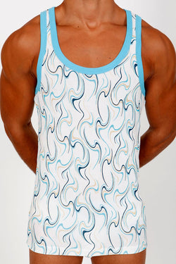 Pistol Pete Turquoise Ripple Tank thumbnail 1