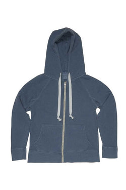 Rxmance Unisex Sky Blue Hooded Zip Jacket thumbnail 1