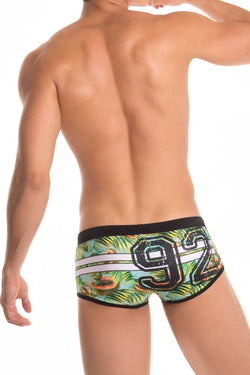 Jor Printed Papaya Swim Trunk thumbnail 2