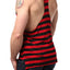 Y.M.L.A Red Stripe Tank Top