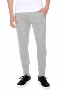 2(X)IST Light-Heather-Grey Zip French Terry Pant thumbnail 2