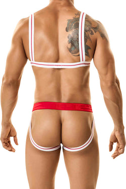 PPU Red & White Jock Harness thumbnail 2