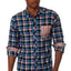 Do Nothing Black & Blue Gotchya Button Up