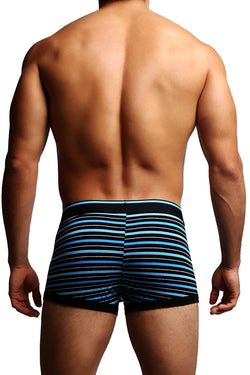 2-Pack Papi Light Blue Stripes Stretch Brazilian Trunks thumbnail 3