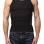 Y.M.L.A. Black Ribbed Tank