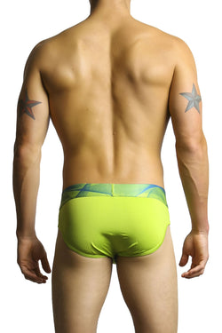 2-Pack Papi Blue & Green Microfusion Performance Brief thumbnail 2