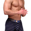 Xtremen Blue Large Stripes Boxer Brief