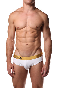 Dirt Squirrel White & Metallic Relaxed Brief thumbnail 1