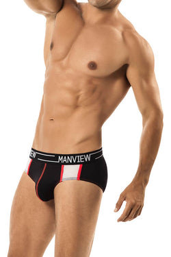 Manview Black Craven Microfiber Brief thumbnail 2