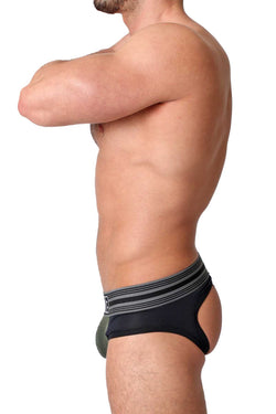 Timoteo Army Green Dragnet Jock Brief thumbnail 2