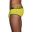 c-IN2 Sulphur Yellow Grip Mesh Mide Rise Brief