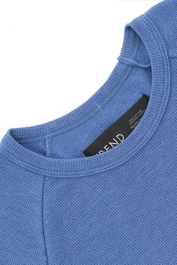 Trend Blue Waffle Henley thumbnail 3