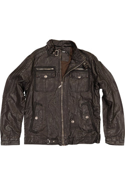 X-Ray Jeans Brown Cocoa Pu Jacket thumbnail 3
