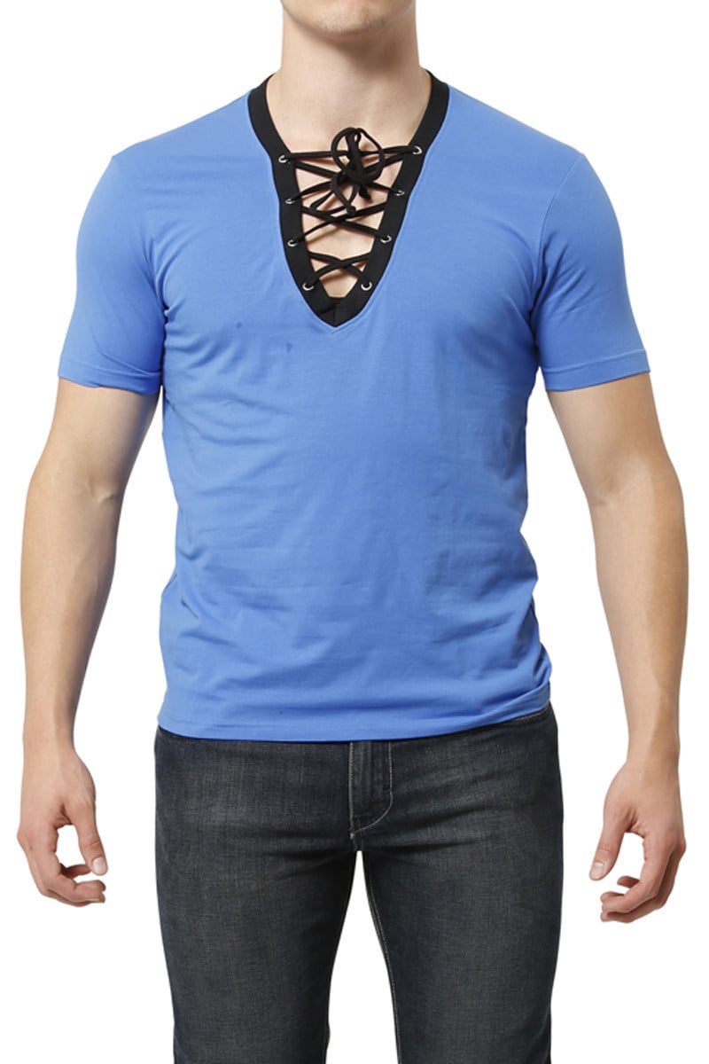 Body Tech Blue Team V-Neck Tee