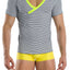 Modus Vivendi Neon-Yellow Narrow V-Neck Tee