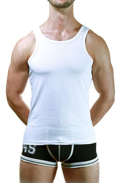 4Skins White Athletic Tank Top thumbnail 1