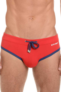 2(X)IST Salsa Red Rio Jogger Swim Brief thumbnail 1