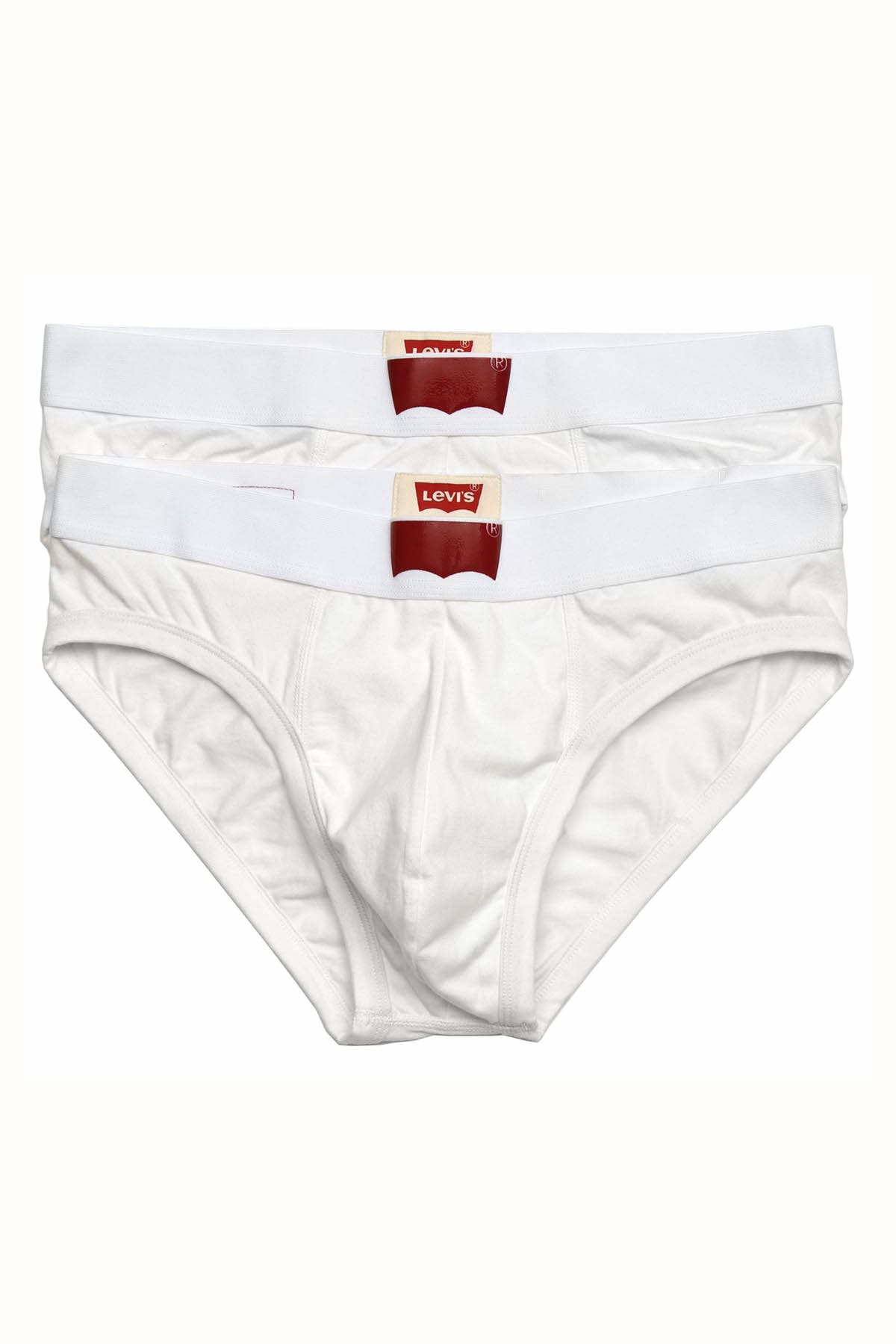 Levi's White 200 Series Cotton-Stretch Brief 2-Pack