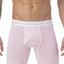 WOOD Pink Heather Biker Brief