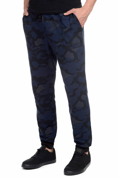 2(X)IST Blue-Camo Core French Terry Sweatpant
