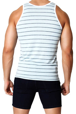 Timoteo Grey & Blue Oceanside Tank thumbnail 3