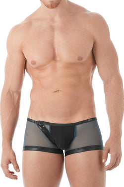 Gregg Homme Blue Break-In Zipper Mesh Boxer Trunk thumbnail 3