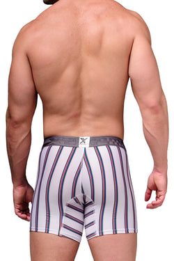 Xtremen White Classic Stripes Boxer Brief thumbnail 3