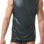 Gregg Homme Black Reveal Italian Jacquard Muscle Top