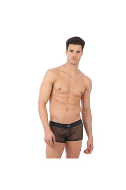 Gregg Homme Black Wired Mesh C-Ring Boxer Brief thumbnail 4