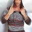 Andres Velasco Grey & Red Ocean Tunic