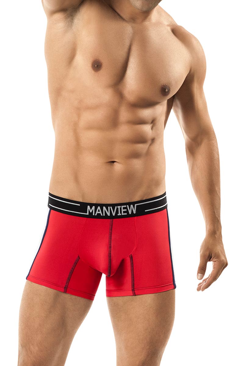 Manview Red Craven Microfiber Boxer