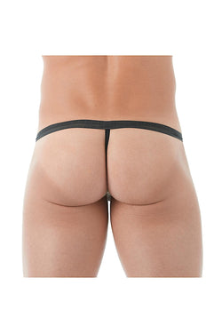 Gregg Homme Black Mesh Suspender C-Ring Thong thumbnail 4