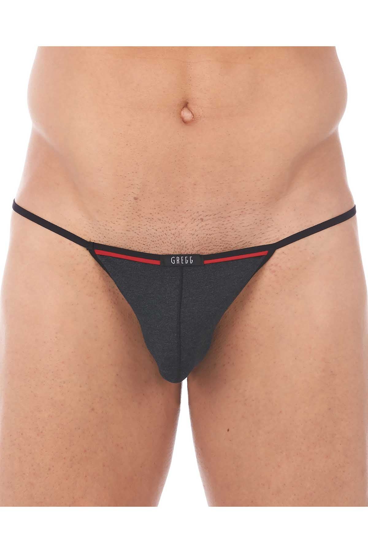 Gregg Homme Charcoal Heat Mesh Vent Modal G-String