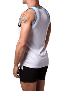 Freedom Reigns White/Hawaiian-Print Aloha Tank Top thumbnail 2