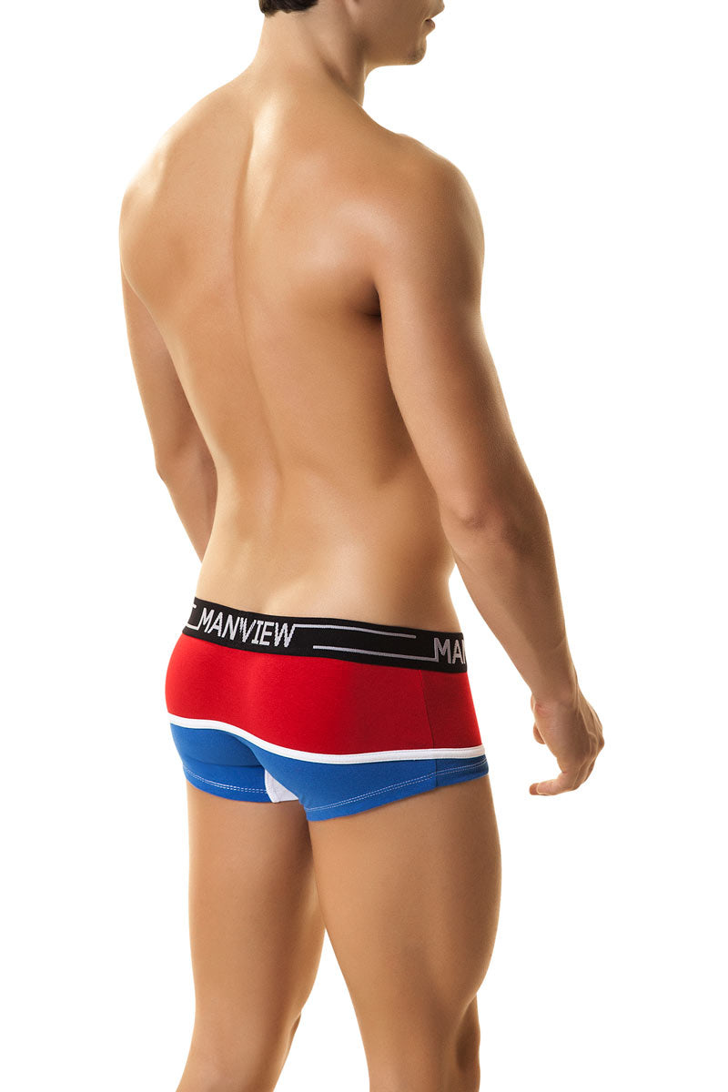 Manview Red & Blue City Boy Boxer