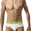 Xtremen White Microfiber Jacquard Brief