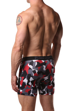 PUMA Red Geometric Boxer Brief thumbnail 3