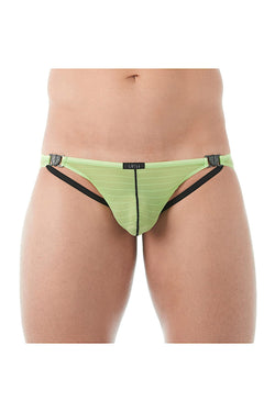 Gregg Homme Lime Mesh Suspender C-Ring Brief thumbnail 1