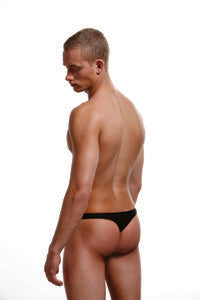 Envy Black Low-Rise Thong thumbnail 2