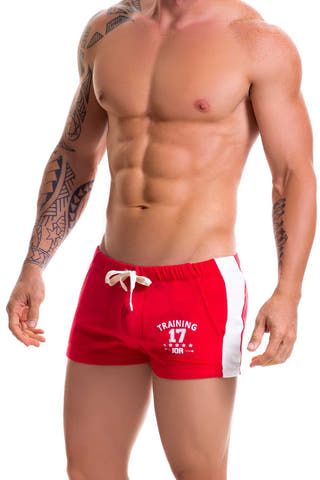 Jor Red Warrior Athletic Mini-Short