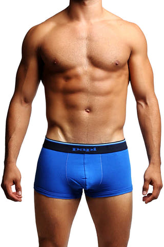 2-Pack Papi Navy & Blue Solid Stretch Brazilian Trunks