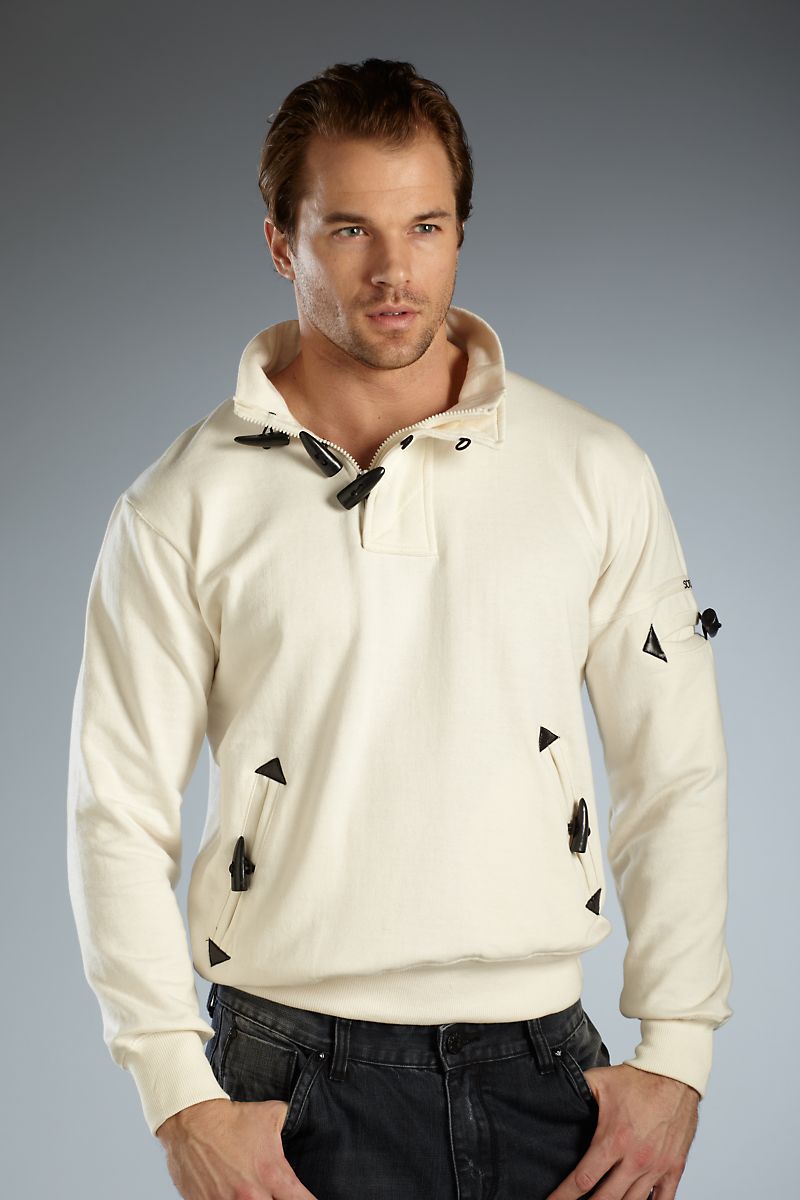 Soul Star White Adam Sweat-Jacket