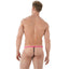 Gregg Homme Pink Mesh Suspender C-Ring Thong