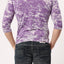 Y.M.L.A. Purple Burnout V-Neck