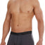 2-Pack Papi Charcoal & Black Performance Mesh Brazilian Trunks