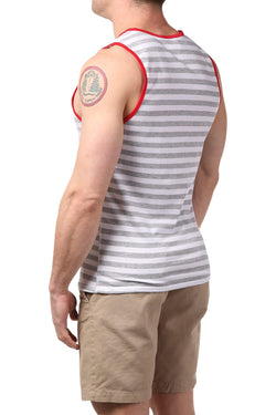 Gigo Grey Sailor Tank Top thumbnail 3