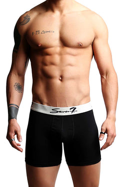 2-Pack Seven7 Solid Black Boxer Brief thumbnail 1