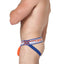 Timoteo Orange & Blue Jet Stream U-Bulge Jockstrap