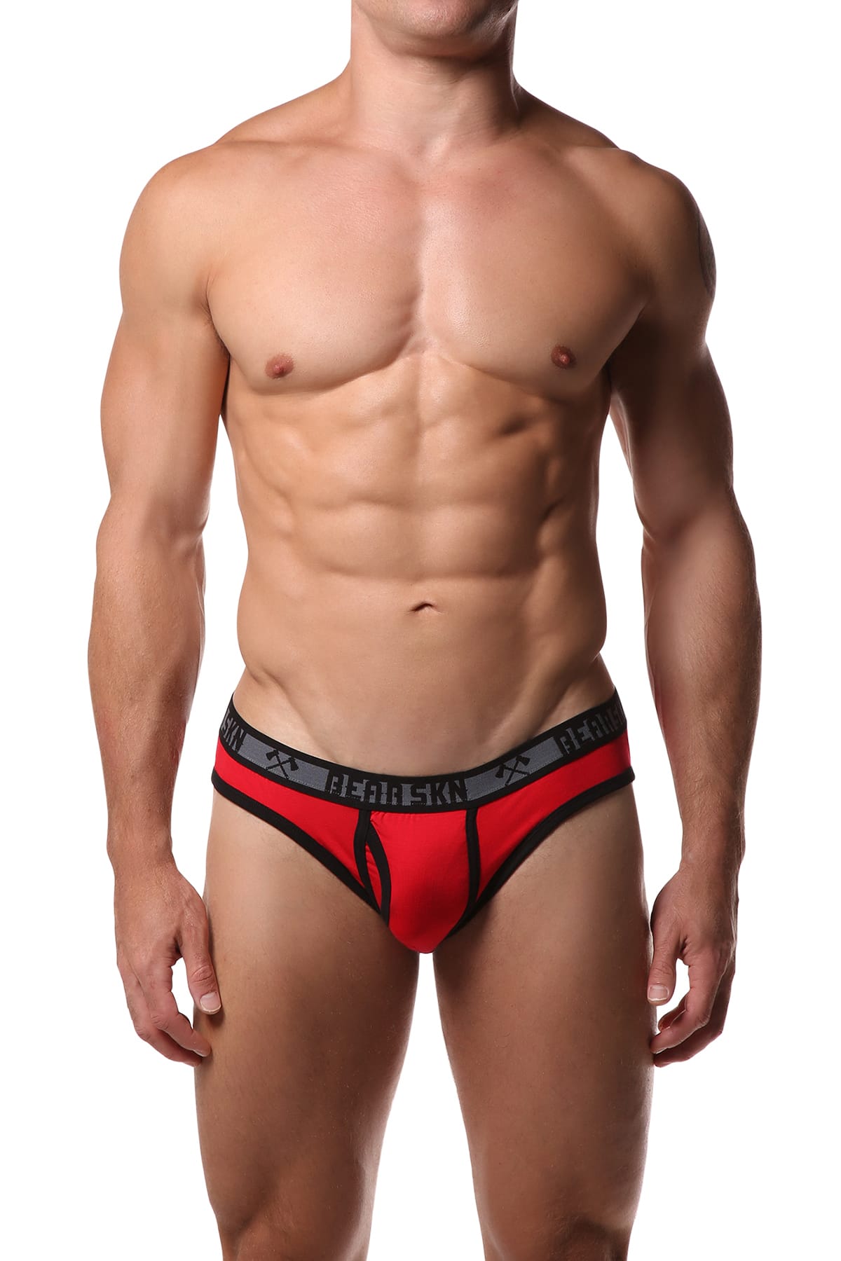 Bear Skn Red Standard Issue Bamboo Brief