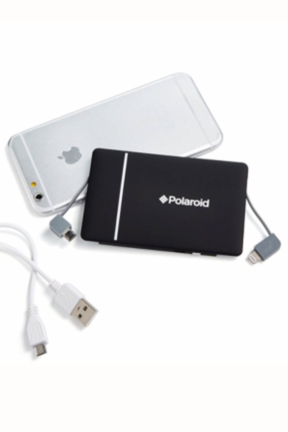 Polaroid 3000 Black MAh Portable Battery Charger